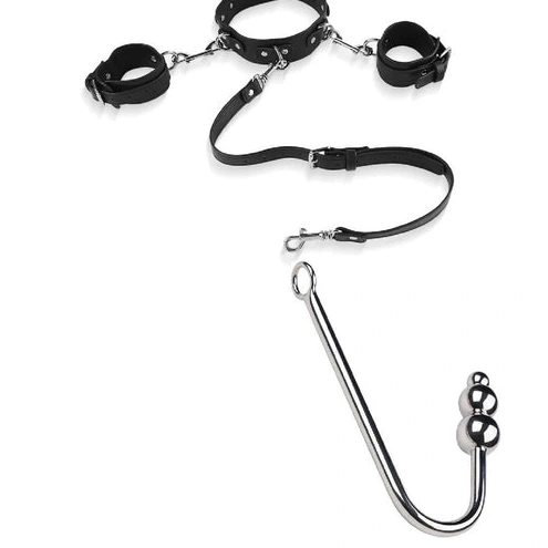 Anal Hooks Collar and Cuffs Anal with Elegant Hook Beaded 5334 0119